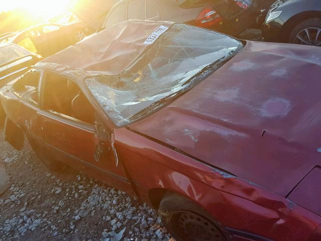 1ZVBT20C1K5206730 - 1989 FORD PROBE GL RED photo 9