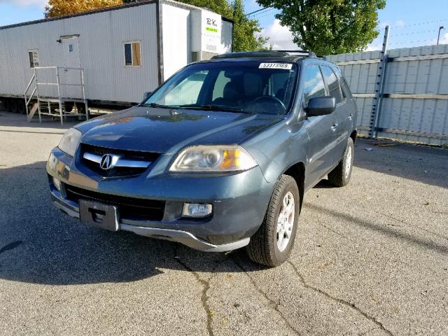 2HNYD18616H543328 - 2006 ACURA MDX TOURIN GRAY photo 2