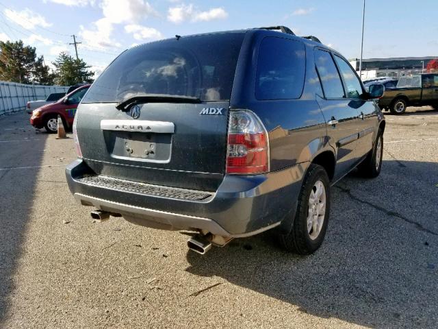 2HNYD18616H543328 - 2006 ACURA MDX TOURIN GRAY photo 4