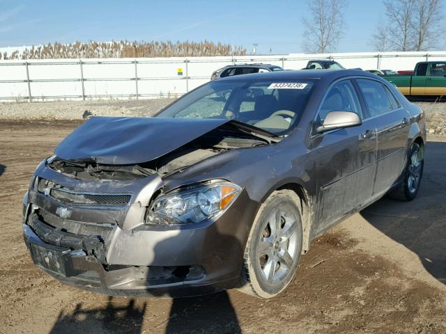 1G1ZC5EB8AF206180 - 2010 CHEVROLET MALIBU 1LT BROWN photo 2