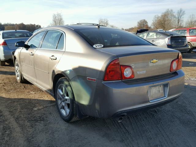 1G1ZC5EB8AF206180 - 2010 CHEVROLET MALIBU 1LT BROWN photo 3