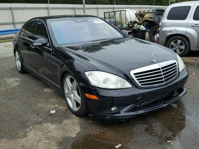 WDDNG71X37A119693 - 2007 MERCEDES-BENZ S 550 BLACK photo 1