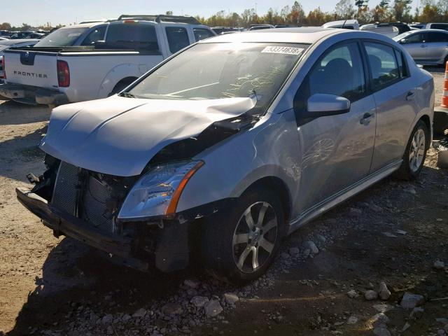 3N1AB6AP8CL757493 - 2012 NISSAN SENTRA 2.0 GRAY photo 2