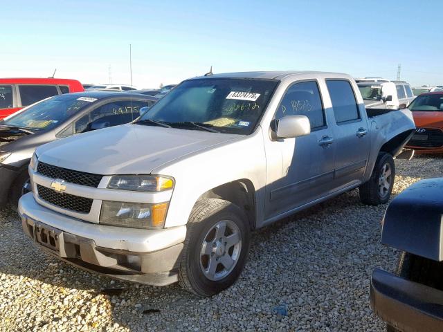 1GCDSCF93B8128692 - 2011 CHEVROLET COLORADO L SILVER photo 2