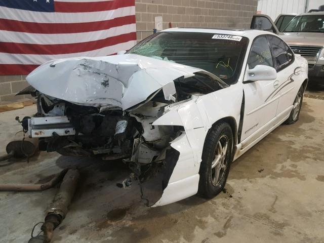 1G2WP52K2YF193802 - 2000 PONTIAC GRAND PRIX WHITE photo 2