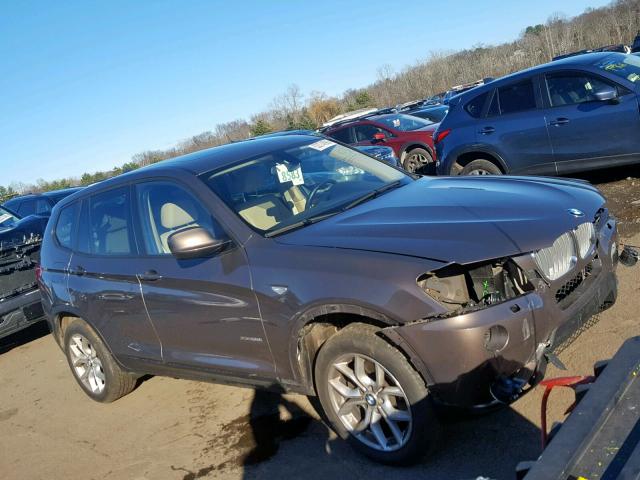 5UXWX7C52E0E76720 - 2014 BMW X3 XDRIVE3 BROWN photo 1