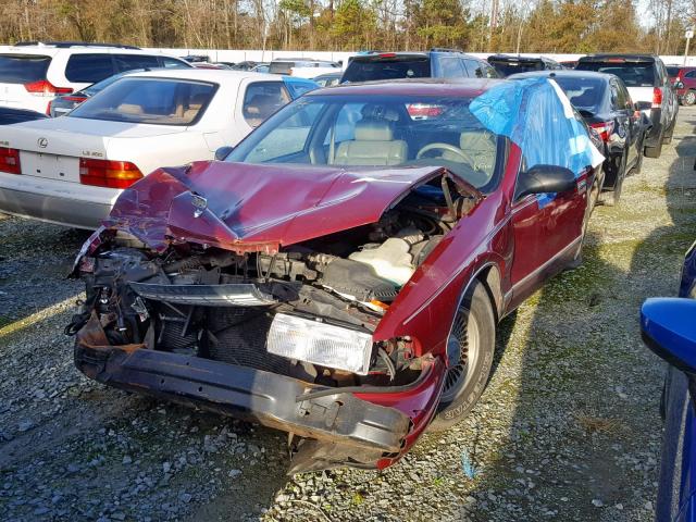 1G1BL52P9TR133680 - 1996 CHEVROLET CAPRICE / BURGUNDY photo 2