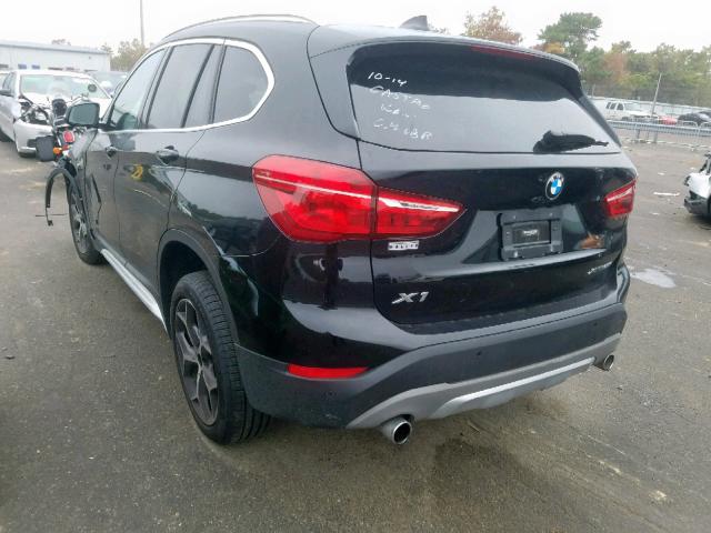 WBXHT3C30J5L30584 - 2018 BMW X1 XDRIVE2 BLACK photo 3