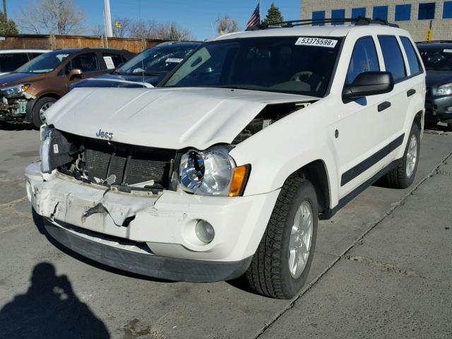 1J8HR48N86C276930 - 2006 JEEP GRAND CHER WHITE photo 2