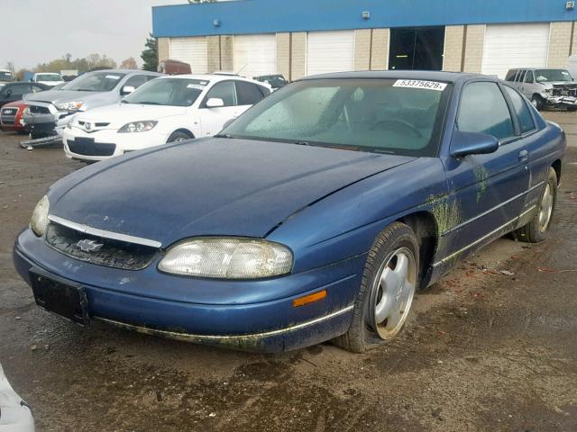 2G1WW12M4T9219979 - 1996 CHEVROLET MONTE CARL ლურჯი ფოტო 2