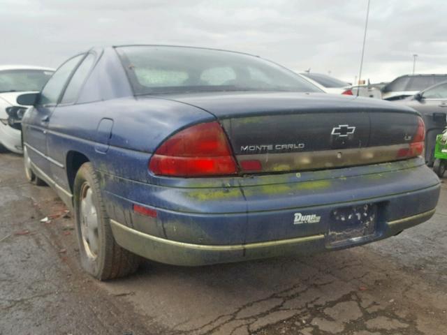 2G1WW12M4T9219979 - 1996 CHEVROLET MONTE CARL ლურჯი ფოტო 3
