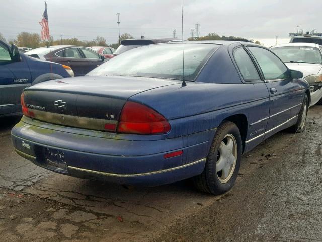 2G1WW12M4T9219979 - 1996 CHEVROLET MONTE CARL ლურჯი ფოტო 4