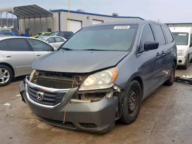 5FNRL38218B020275 - 2008 HONDA ODYSSEY LX GRAY photo 2