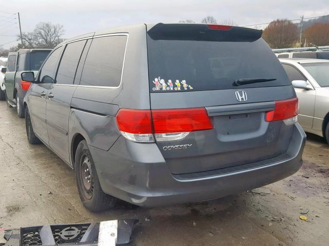 5FNRL38218B020275 - 2008 HONDA ODYSSEY LX GRAY photo 3