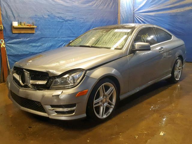 WDDGJ8JB6DG063701 - 2013 MERCEDES-BENZ C 350 4MAT GRAY photo 2