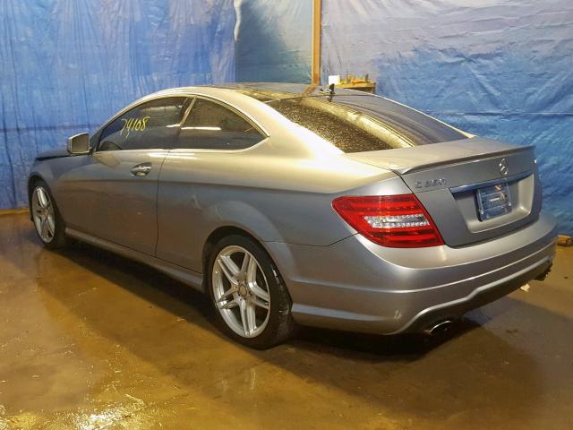 WDDGJ8JB6DG063701 - 2013 MERCEDES-BENZ C 350 4MAT GRAY photo 3