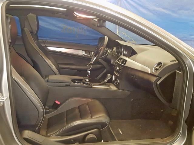 WDDGJ8JB6DG063701 - 2013 MERCEDES-BENZ C 350 4MAT GRAY photo 5