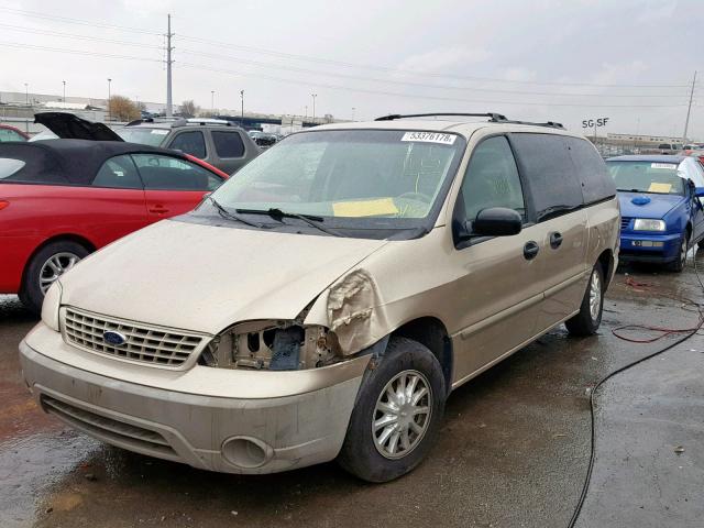 2FMZA514X1BA91874 - 2001 FORD WINDSTAR L GOLD photo 2