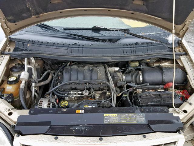 2FMZA514X1BA91874 - 2001 FORD WINDSTAR L GOLD photo 7