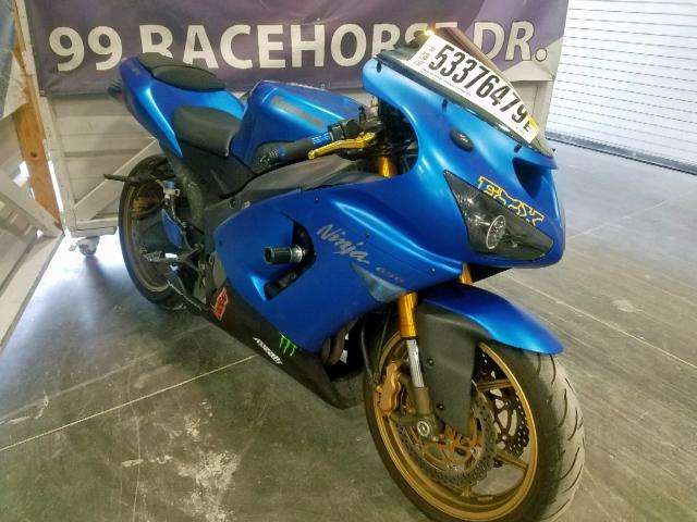 JKBZXJC176A030800 - 2006 KAWASAKI ZX636 C1 BLUE photo 1