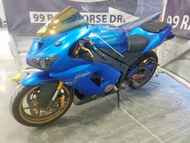 JKBZXJC176A030800 - 2006 KAWASAKI ZX636 C1 BLUE photo 2