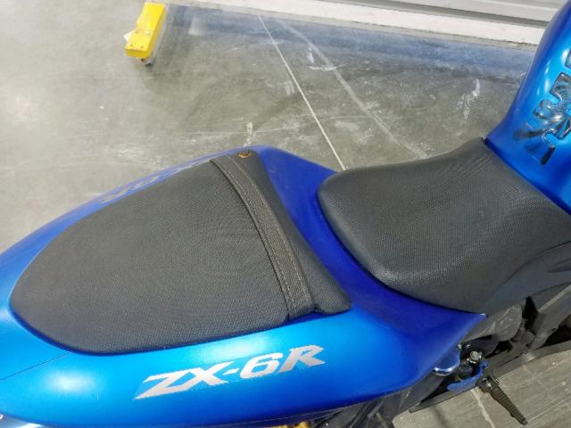 JKBZXJC176A030800 - 2006 KAWASAKI ZX636 C1 BLUE photo 6