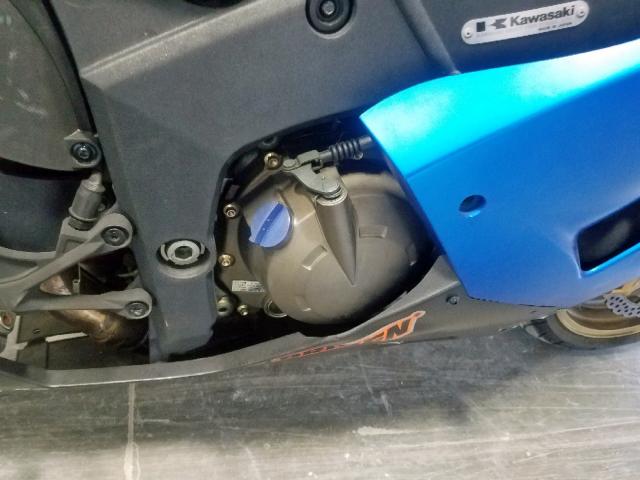 JKBZXJC176A030800 - 2006 KAWASAKI ZX636 C1 BLUE photo 7