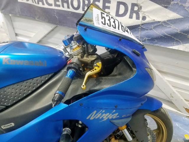 JKBZXJC176A030800 - 2006 KAWASAKI ZX636 C1 BLUE photo 9