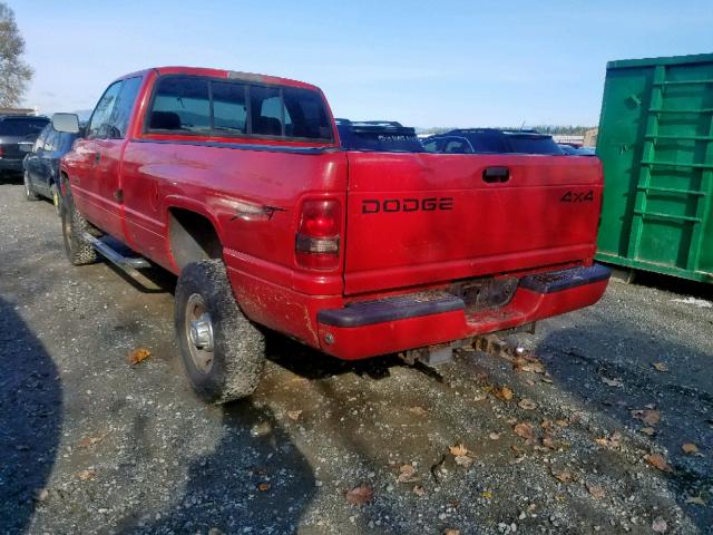 3B7KF23W5VM578201 - 1997 DODGE RAM 2500 RED photo 3