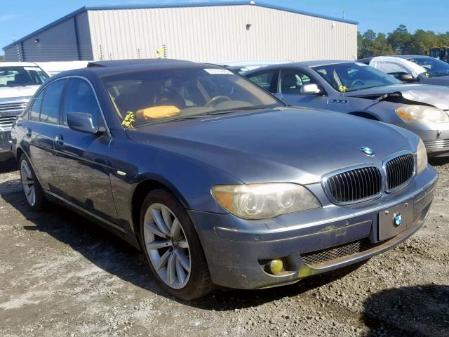 WBAHL83527DT08318 - 2007 BMW 750I BLUE photo 1