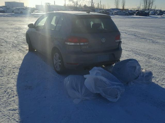 WVWDA9AJ9AW162573 - 2010 VOLKSWAGEN GOLF 灰色 照片 3