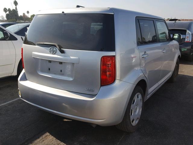 JTLKE50E181027205 - 2008 TOYOTA SCION XB Күміс фото 4
