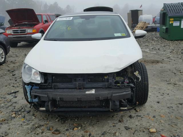 WVWFA7AH2AV013129 - 2010 VOLKSWAGEN EOS LUX 白色 照片 9