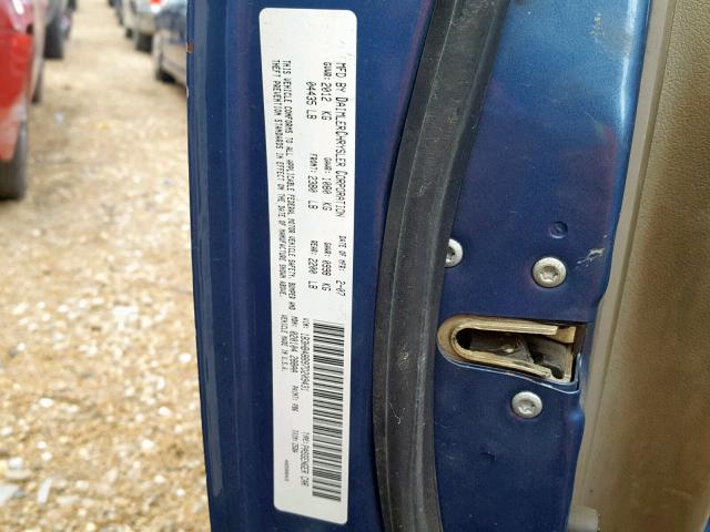 1B3HB48B97D209431 - 2007 DODGE CALIBER SX BLUE photo 10