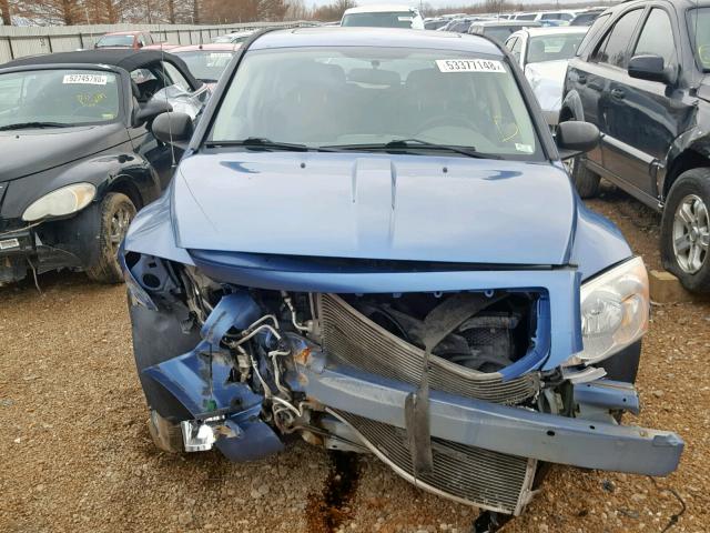 1B3HB48B97D209431 - 2007 DODGE CALIBER SX BLUE photo 9