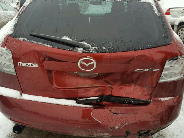 JM3ER293070114554 - 2007 MAZDA CX-7 RED photo 9