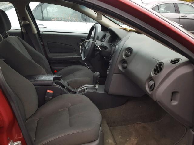 2G2WP522041285086 - 2004 PONTIAC GRAND PRIX BURGUNDY photo 5