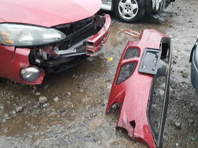 2G2WP522041285086 - 2004 PONTIAC GRAND PRIX BURGUNDY photo 9