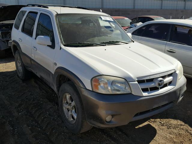 4F2YZ04175KM43723 - 2005 MAZDA TRIBUTE S WHITE photo 1