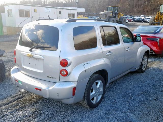 3GNCA23B29S594252 - 2009 CHEVROLET HHR LT SILVER photo 4