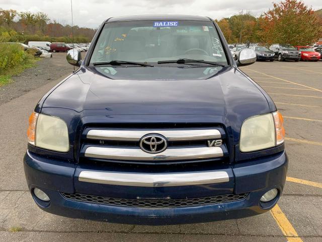 5TBDT441X4S450138 - 2004 TOYOTA TUNDRA DOU BLUE photo 4