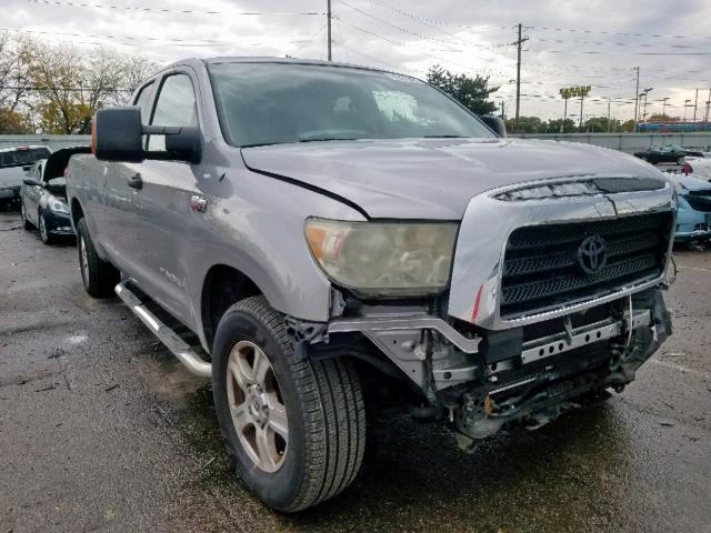 5TFSV54197X002017 - 2007 TOYOTA TUNDRA DOU GRAY photo 1