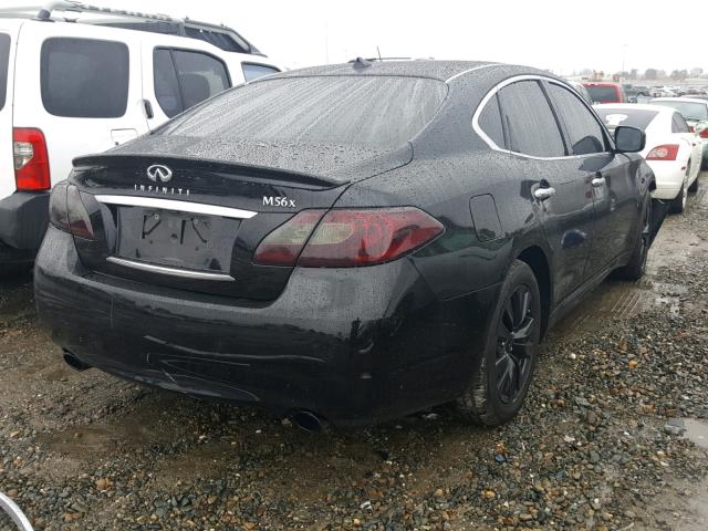 JN1AY1AR6BM570051 - 2011 INFINITI M56 X BLACK photo 4