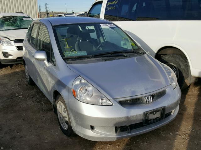 JHMGD38407S817882 - 2007 HONDA FIT SILVER photo 1