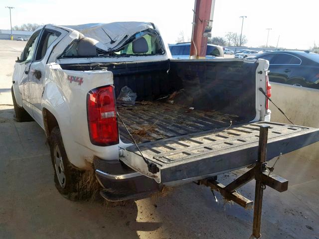 1GCGTBEN6J1323891 - 2018 CHEVROLET COLORADO WHITE photo 3