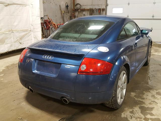 TRUWT28N931003979 - 2003 AUDI TT QUATTRO BLUE photo 4