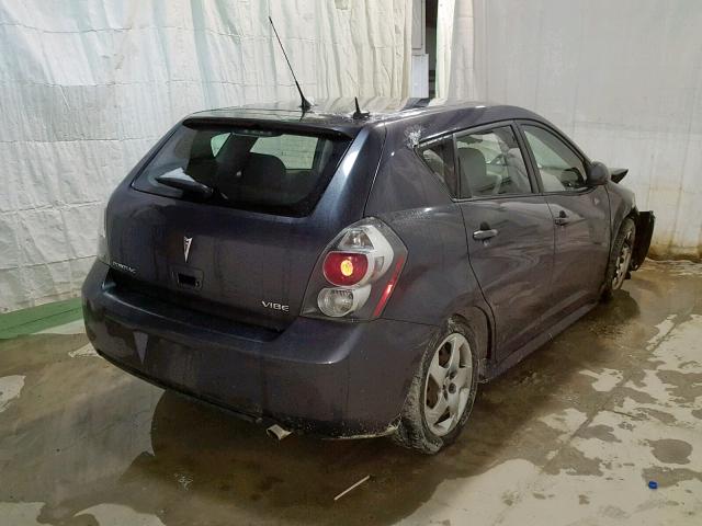 5Y2SP67889Z448370 - 2009 PONTIAC VIBE GRAY photo 4