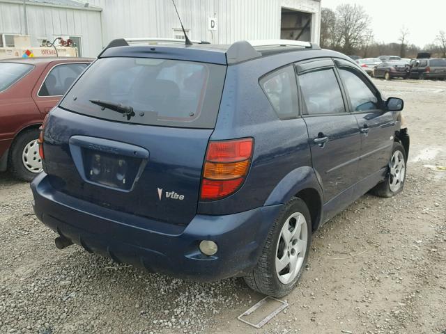 5Y2SL65867Z439100 - 2007 PONTIAC VIBE BLUE photo 4