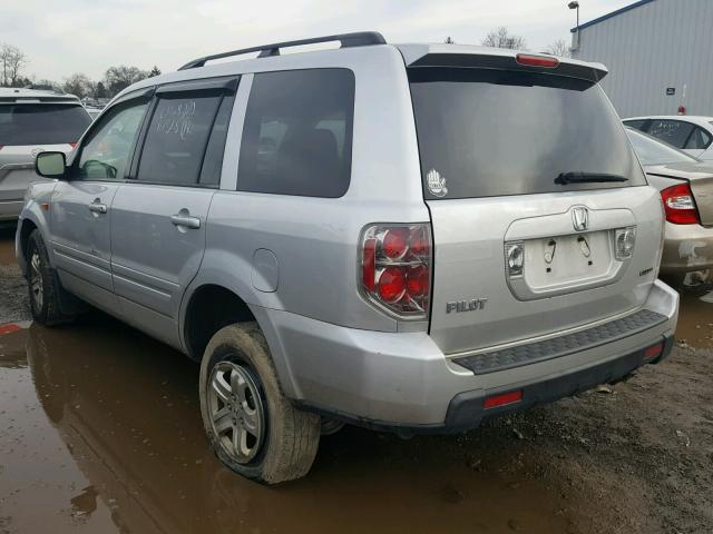 5FNYF18228B053373 - 2008 HONDA PILOT VP SILVER photo 3