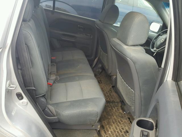 5FNYF18228B053373 - 2008 HONDA PILOT VP SILVER photo 6